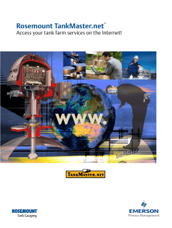 TankMaster Net software brochure - internet access