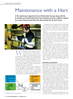 Maintenance With a HART