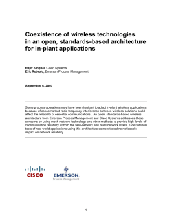 Can multiple wireless technologies (like field and plant networks) coexist without harmful interference?