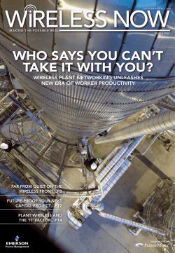 'Wireless Now - Who Says You Can't Take It With You?' (Issue #3)