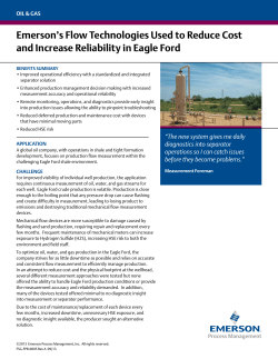Flow Technologies Deliver Results in Eagle Ford