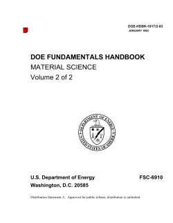 DOE Material Science 2