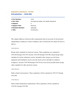 29 CFR 1910 Subpart S