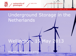 The variety of new technologies that the Netherlands is promoting, including geothermal heat, CCS, and shale gas development. The 2003 Mining Act in relation to the new technologies. The role of the EU legal framework