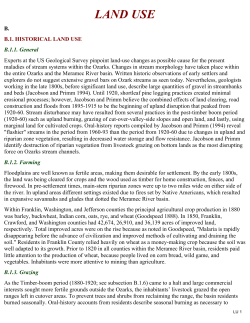 Meramec River Watershed Land Use
