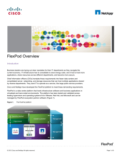 FlexPod Solution Overview