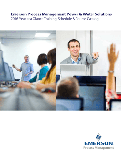 2016 Training Catalog with Price Schedule