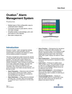 Alarm Management