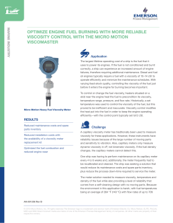 Fuel Burning Viscosity AN 001238