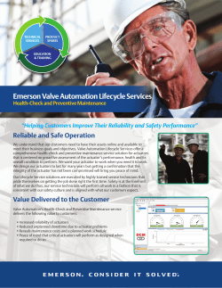 Health Check and Preventative Maintenance