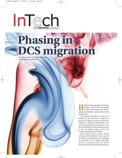 Phasing in DCS Migration