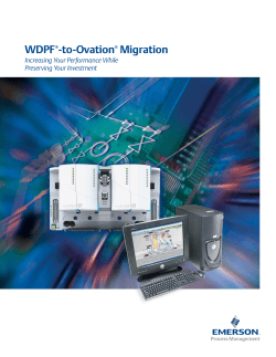 WDPF to Ovation Migration - Increase Performance Preserve Investments