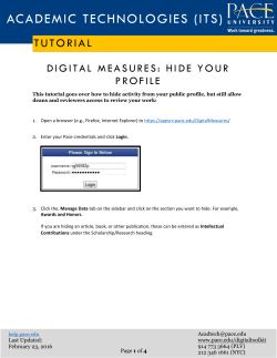 Hide Activity from Public Profile