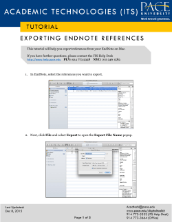 Exporting Citations