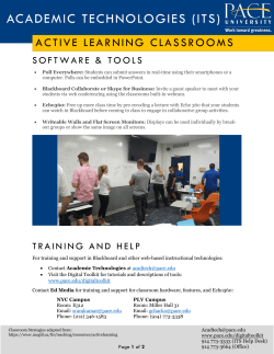 Suggested Active Learning Tools and Strategies