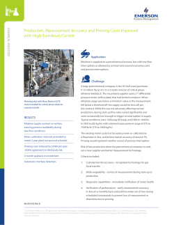 Production Measurement Accuracy