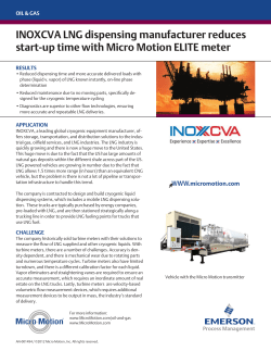 INOXCVA LNG Dispensing Manufacturer Reduces Startup Time With MM ELITE