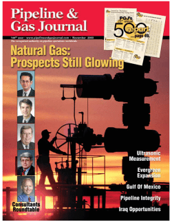 Gas Measurement - Natural Gas: Prospects Still Growing - Pipeline & Gas Journal Magazine Article