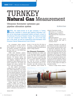 BOTAS Turkey Gas Pipeline Case Study - Optimizing Allocation Measurement Using a 42-inch Daniel Ultrasonic Meter