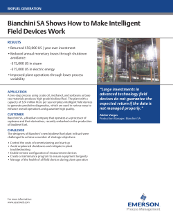 Bianchini SA Shows How To Make Intelligent Field Devices Work