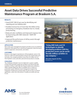 Asset Data Drives Successful Predictive Maintenance Program at Braskem S.A.