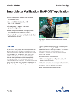Meter Verification SNAP-ON Application