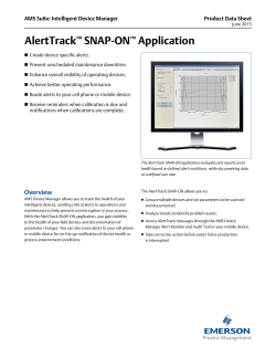 AlertTrack SNAP-ON Application