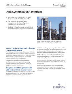 ABB System 800xA Interface