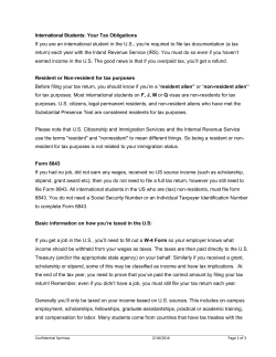 Tax Filing Guide