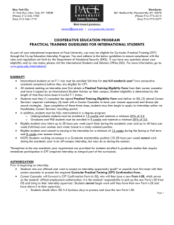 CPT Guidelines