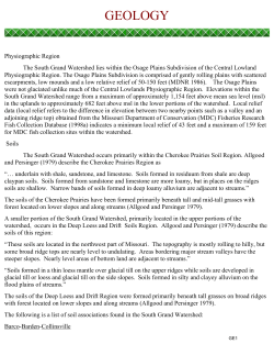 South Grand River Geology and Geomorphology