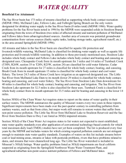 Sac River Water Quality