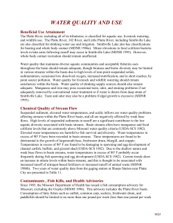 Platte River Water Quality