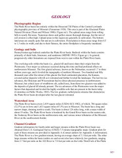 Platte River Geology and Geomorphology