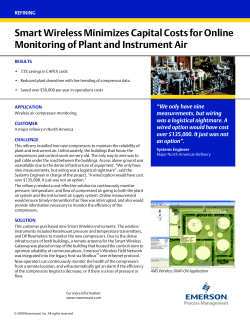 Refinery Minimized capital costs