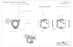 Rosemount 705 Wireless Totalizing Transmitter, 2D PDF