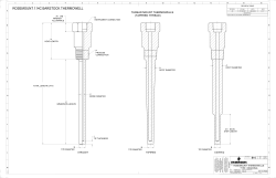 Rosemount 114C Barstock Thermowell, 2D PDF