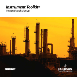 Instrument Toolkit&reg; Instructional Manual