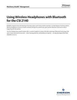 Listening to Machine Vibration with Wireless Headphones