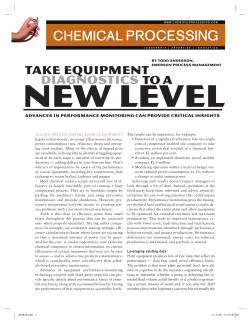 Take equipment diagnostics to a new level