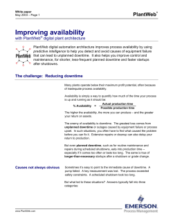 Improving Availability