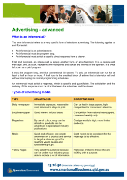 Advertising: Advanced (PDF &ndash; 130kb)