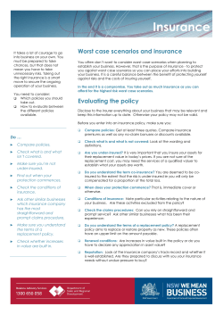 Insurance (PDF &ndash; 103kb)
