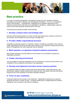 Best Practice (PDF &ndash; 124kb)