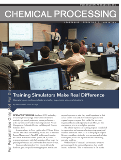 Training Simulators Make Real Difference
