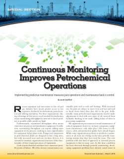 Continuous Monitoring Improves Petrochemical Operations