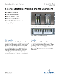 S-series Electronic Marshalling for Migrations