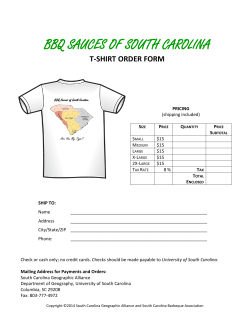 BBQ Map T-shirt Orders