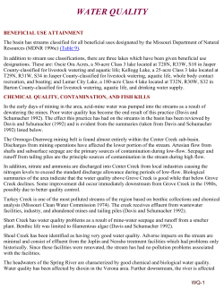 Spring River - Southwest Water Quality