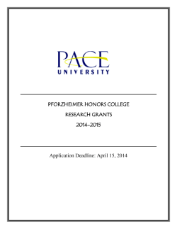 Honors College Research Grant Application